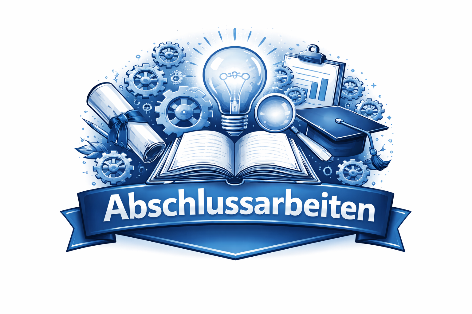 Illustration zu Abschlussarbeiten